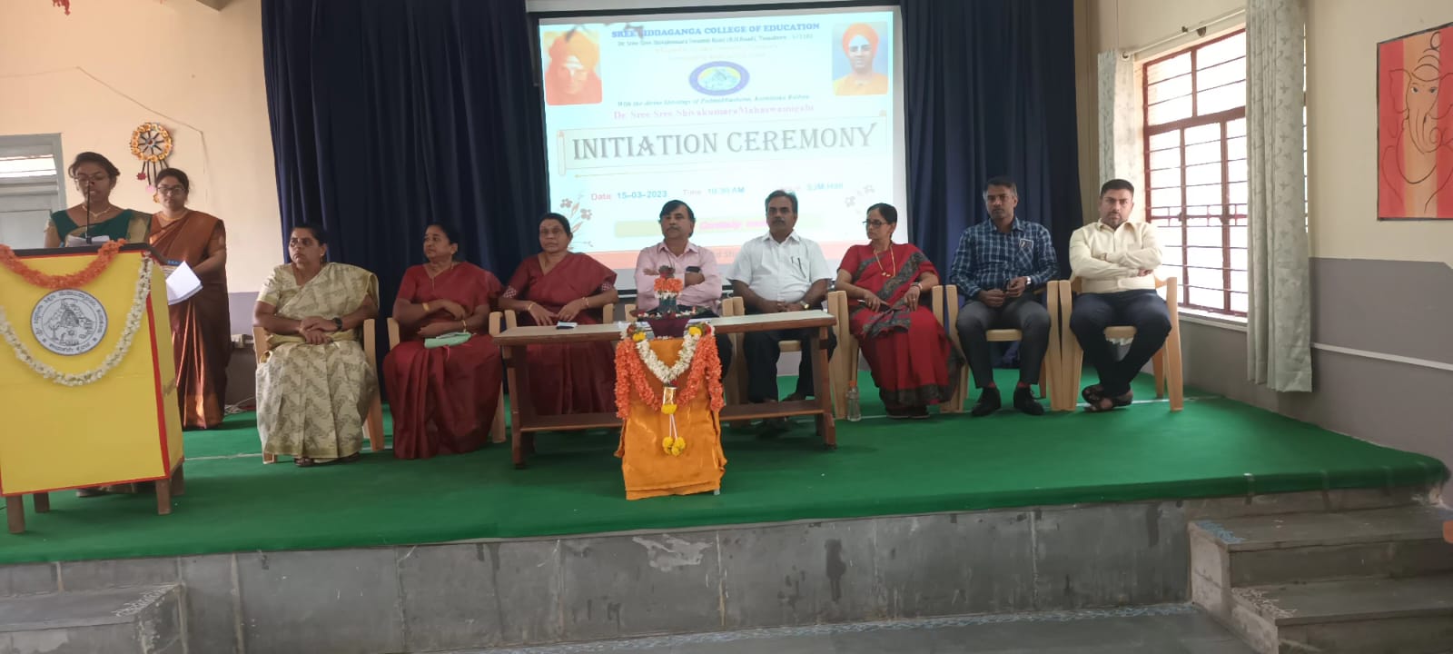 INITIATION CEREMONY OF 1ST SEMESTER STUDENT TEACHERS ON 15-3-2023 ...